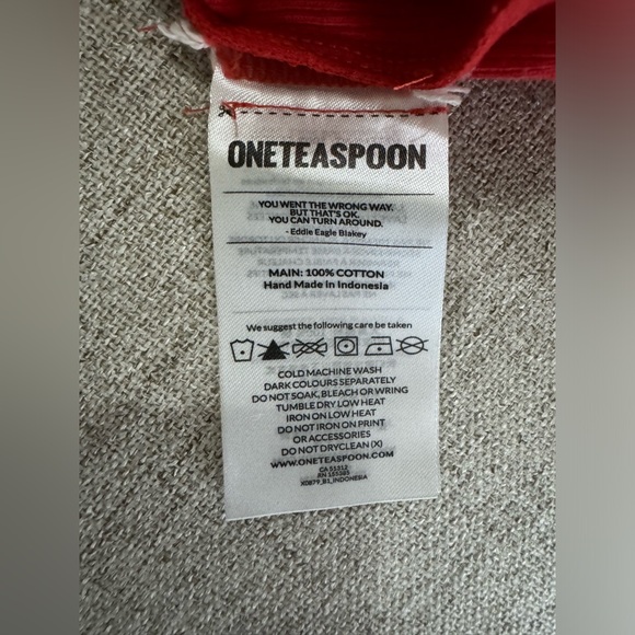 NEW OneTeaspoon ONE TEASPOON Womens Regal Red Singlet 100 %cotton Size S - Picture 8 of 10